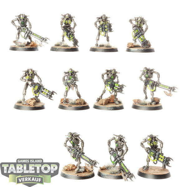 Necrons - 11 x Necron Warriors - bemalt