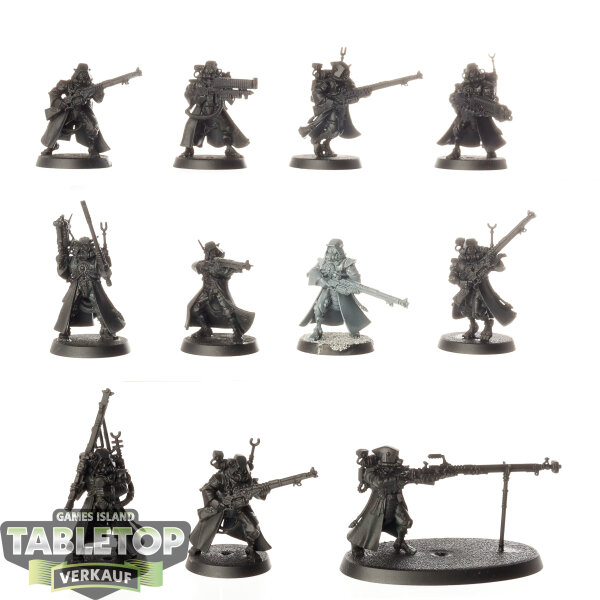 Adeptus Mechanicus - 11 x Skitarii Rangers - teilweise bemalt