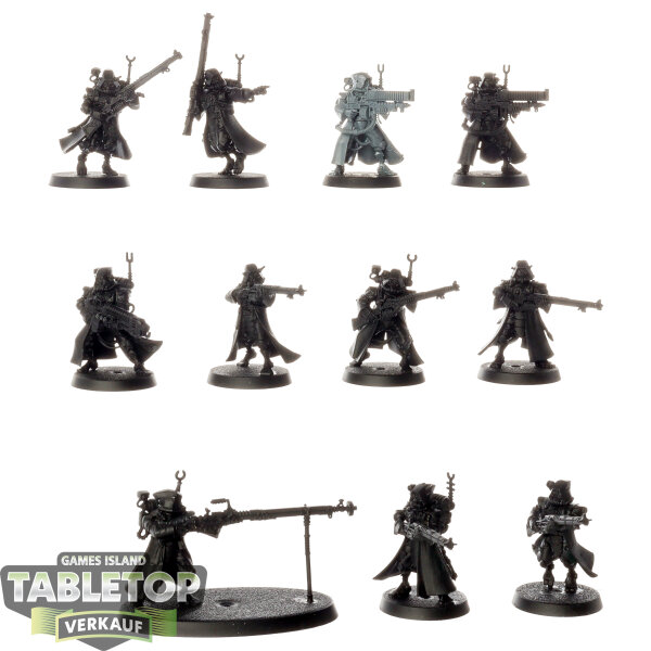 Adeptus Mechanicus - 11 x Skitarii Rangers - teilweise bemalt