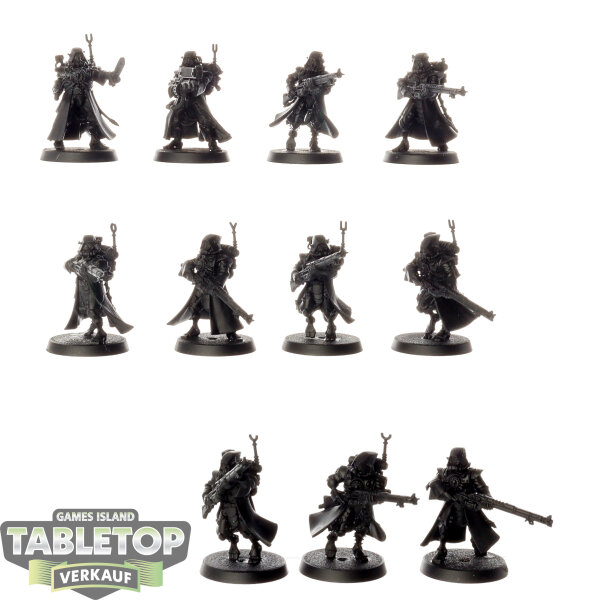 Adeptus Mechanicus - 11 x Skitarii Rangers - teilweise bemalt