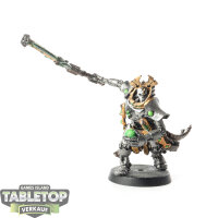 Necrons - Overlord with Staff of Light - klassisch - bemalt