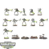 Necrons - 12x Necron Warriors - klassisch - teilweise bemalt