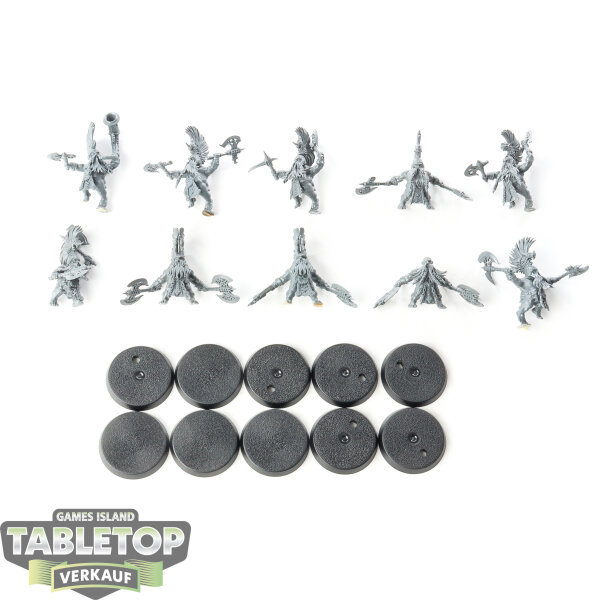 Fyreslayers - 10x Vulkite Berzerkers - unbemalt