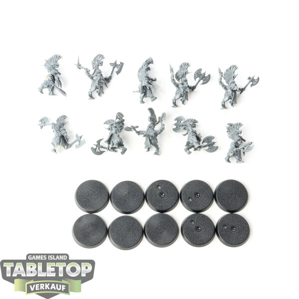 Fyreslayers - 10x Vulkite Berzerkers - unbemalt