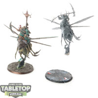 Maggotkin of Nurgle - 2 x Pusgoyle Blightlords -...