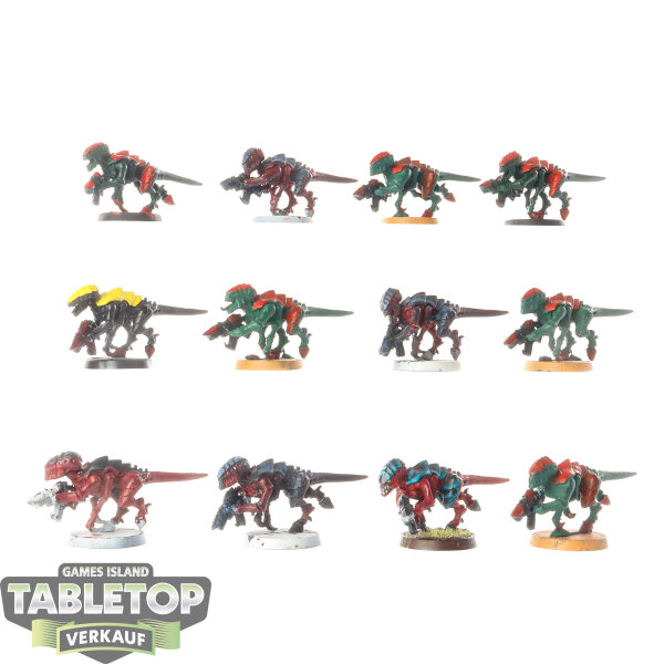 Tyraniden - 12 x Termagants klassisch - teilweise bemalt