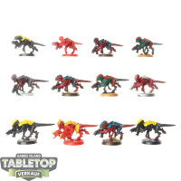 Tyraniden - 12 x Termagants klassisch - teilweise bemalt
