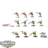 Tyraniden - 12 x Hormagaunts klassisch - teilweise bemalt