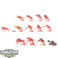 Tyraniden - 12 x Hormagaunts klassisch - teilweise bemalt