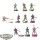 Drukhari - 10x Kabalite Warriors - teilweise bemalt