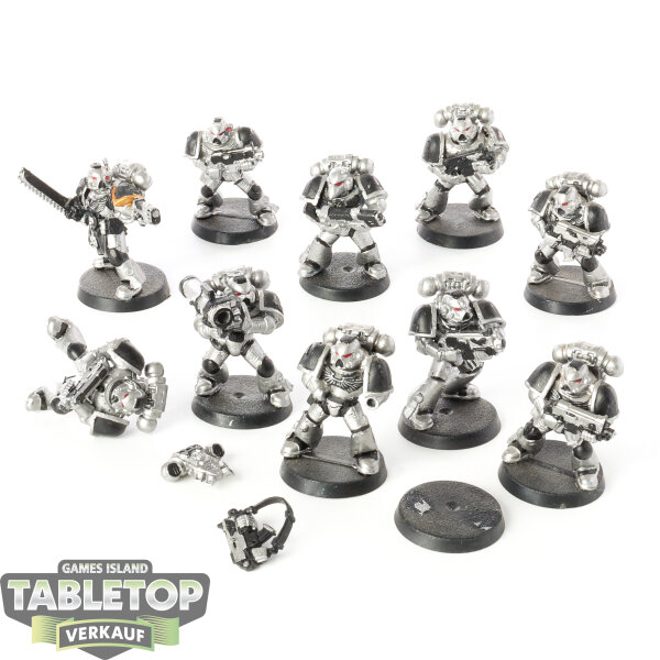 Space Marines - 10x Tactical Squad - teilweise bemalt