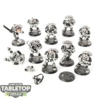 Space Marines - 10x Tactical Squad - teilweise bemalt