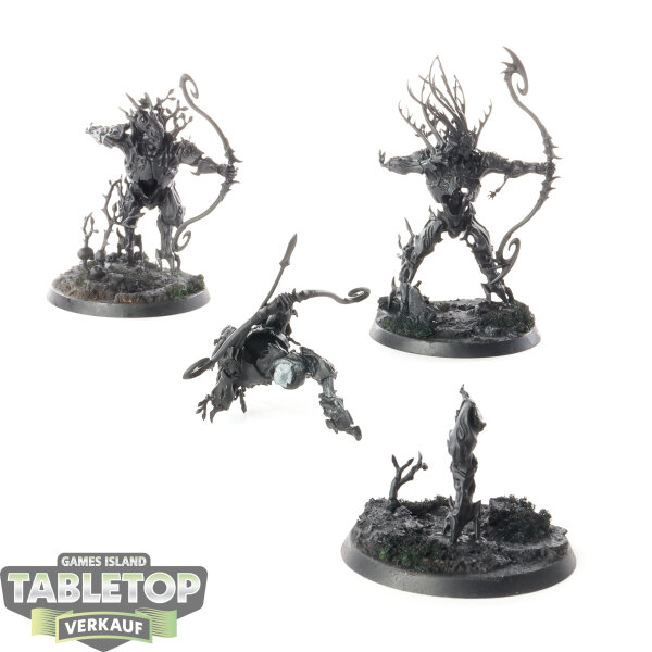 Sylvaneth - 3 x Kurnoth Hunters - grundiert