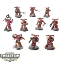 Chaos Space Marines - 10 x Legionaries - teilweise bemalt