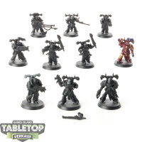 Chaos Space Marines - 10 x Legionaries - teilweise bemalt