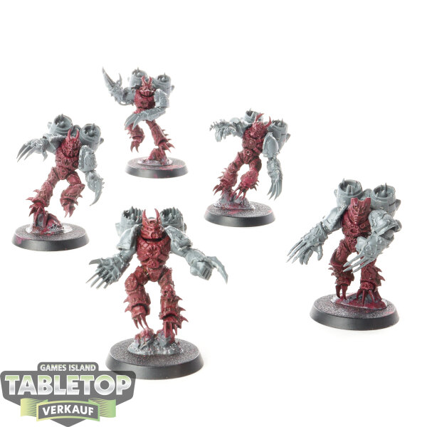 Chaos Space Marines - 5 x Warp Talons - teilweise bemalt