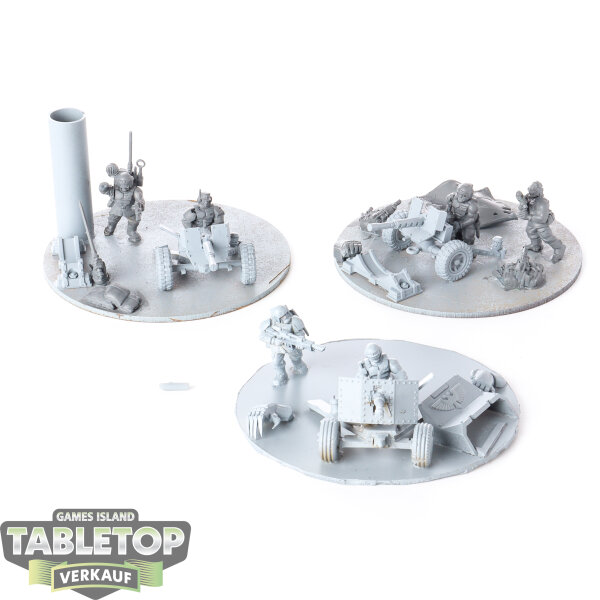 Astra Militarum - 3x Heavy Weapons Squad - unbemalt