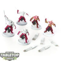 Legion of Everblight - 5 Blighted Ogrun Warspears - bemalt
