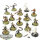 Cryx - 15x Revenant Crew of the Atramentous With Three Riflemen - teilweise bemalt