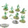 Cryx - 7x Blackbanes Ghost Raiders Unit - bemalt