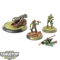 Cryx - 3x Revenant Cannon Crew - bemalt