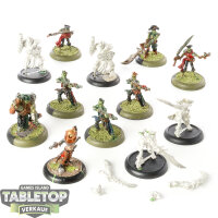 Cryx - 12x Blackbanes Ghost Raiders - teilweise bemalt