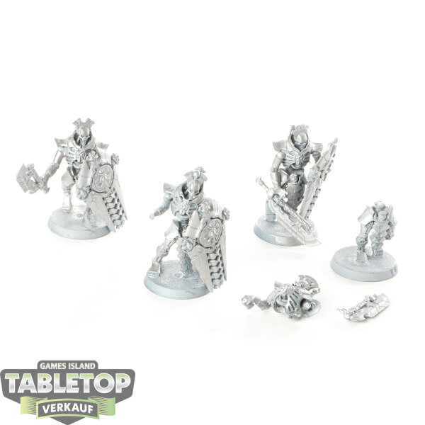 Necrons - 4x Lychguard - teilweise bemalt