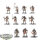 Beastmen Brayherds - 11x Gors - teilweise bemalt