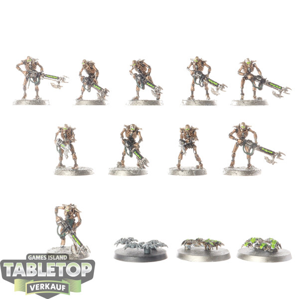 Necrons - 10 x Necron Warriors - bemalt