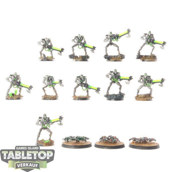 Necrons - 10 x Necron Warriors klassisch - bemalt