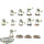 Necrons - 10 x Necron Warriors klassisch - bemalt