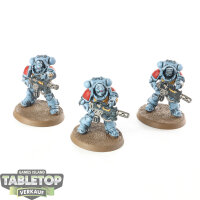 Space Marines - 3 x Primaris Eradicators - teilweise bemalt