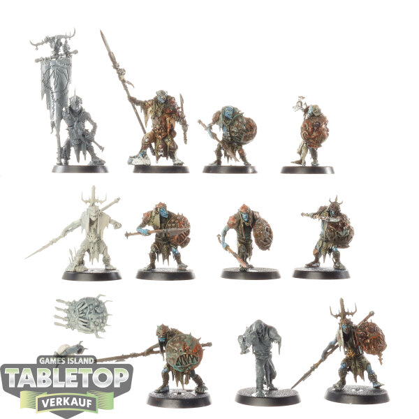 Orruk Warclans - 11 x Gutrippaz - teilweise bemalt