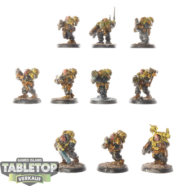 Leagues of Votann - 10x Hearthkyn Warriors - bemalt