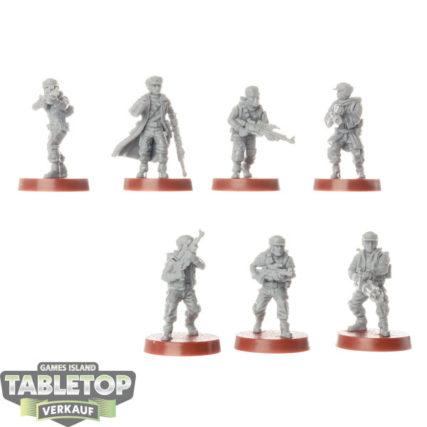 Rebellen - 7x Rebel Troopers Unit Expansion - unbemalt