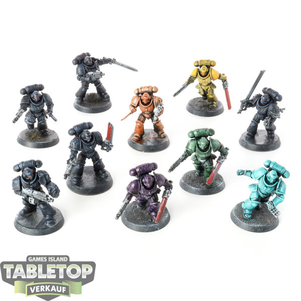 Space Marines - 10 Assault Intercessors - bemalt