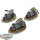 Space Marines - 3x Outriders - bemalt