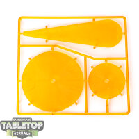 Spielzubehör - 3x Weapon Templates - im Gussrahmen