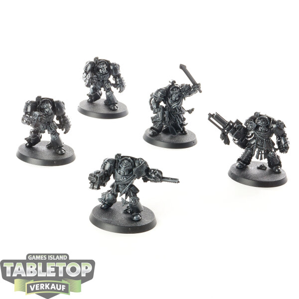 Dark Angels - 5 Terminators - grundiert