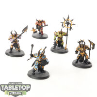Slaves to Darkness - 5 Chaos Chosen - teilweise bemalt