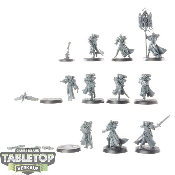 Adepta Sororitas - 10 x Adepta Sororitas Battle Sisters Squad - unbemalt