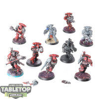 Deathwatch - 9x Veterans / Intercessors - teilweise bemalt