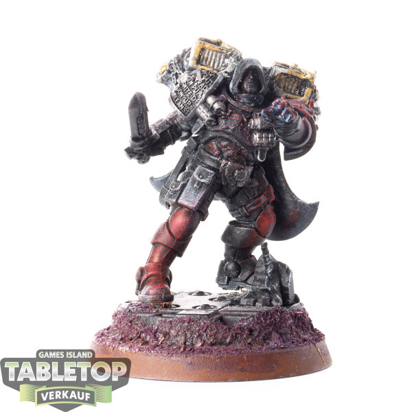Deathwatch - Lieutenant in Phobos Armour with Jump Pack - teilweise bemalt