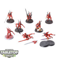 Blades of Khorne - 8x Bloodletters - teilweise bemalt