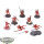 Blades of Khorne - 8x Bloodletters - teilweise bemalt