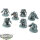 Space Wolves - 7 Wolf Guard Terminators - grundiert