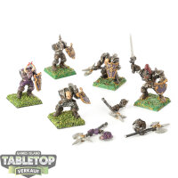 Slaves to Darkness - 5 Chaos Warriors klassisch - bemalt