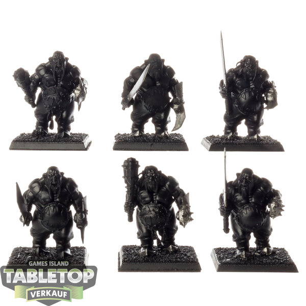 Ogor Mawtribes - 6x Ogor Gluttons - teilweise bemalt