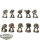 Dark Angels - 10x Tactical Squad - klassisch - bemalt