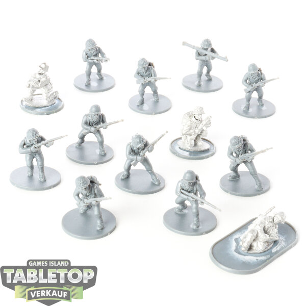 Bolt Action - 13x US Army Infantry - unbemalt
